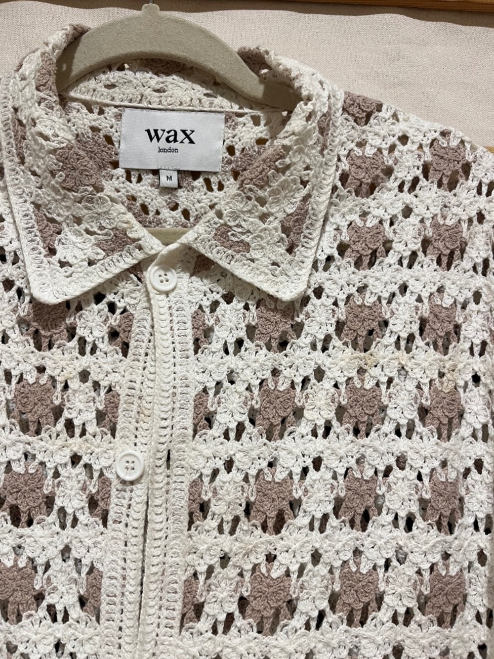 Wax London Crochet Shirt